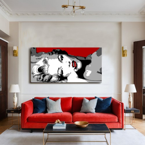 Quadro moderno dipinto mano - quadro, a