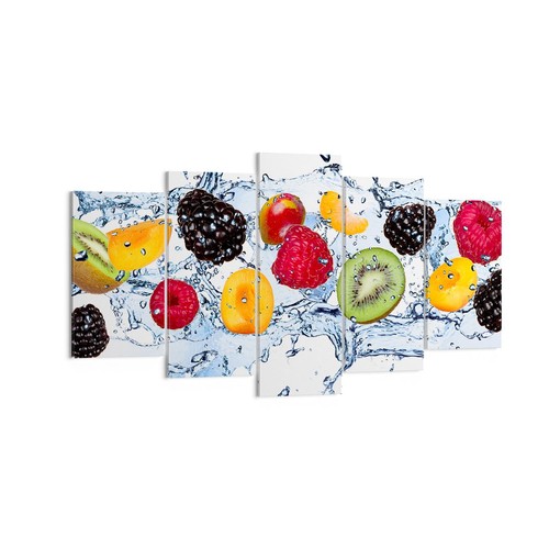 Quadro tela 160x85cm acqua - tela,
