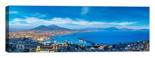 Panorama golfo napoli quadro - panorama,
