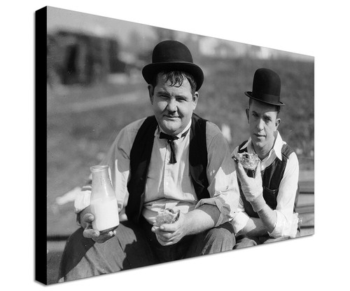 Laurel hardy quadro - &,