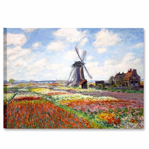 Monet campo tulipani quadro - monet,