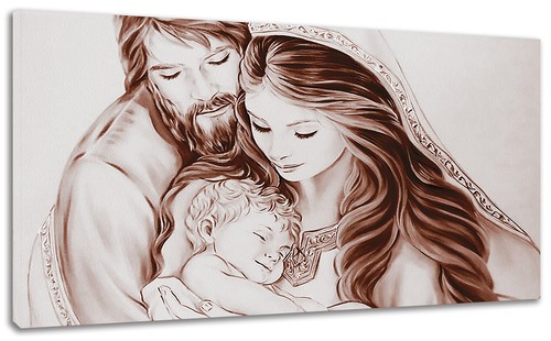Quadro moderno sacra famiglia - moderno,