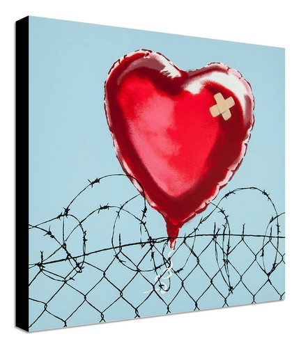 Banksy love hurt quadro stampa - quadro,