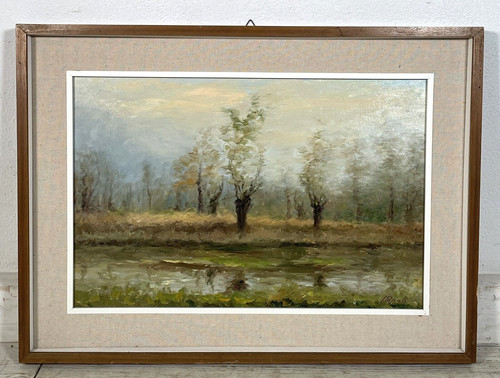 Quadro dipinto paesaggio - quadro, olio