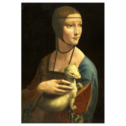 Stampa tela la - -, dama